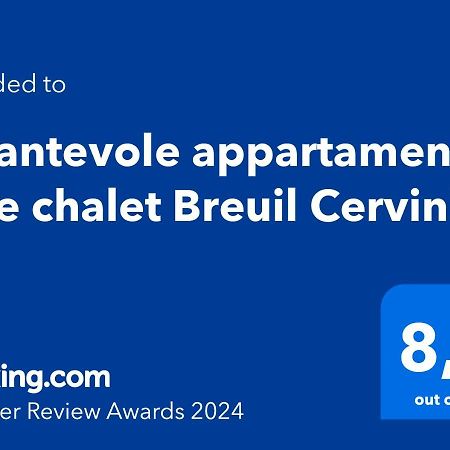 Incantevole Appartamento Stile Chalet Breuil Cervinia 외부 사진